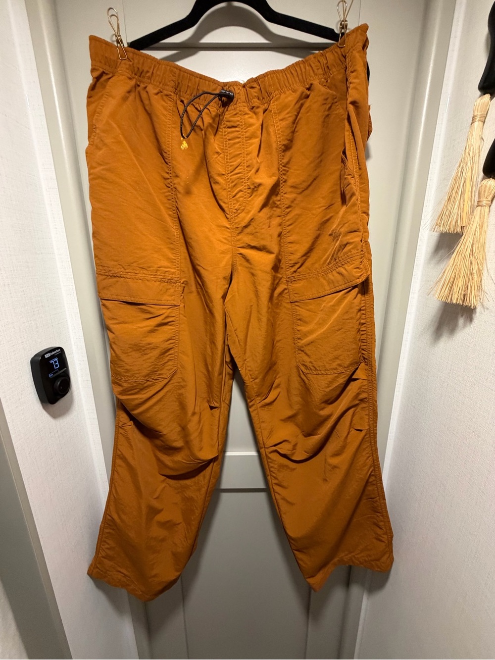 Original Use Men's Cargo Drawstring Pants - Rust